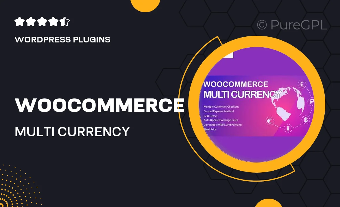 WooCommerce Multi Currency – Currency Switcher