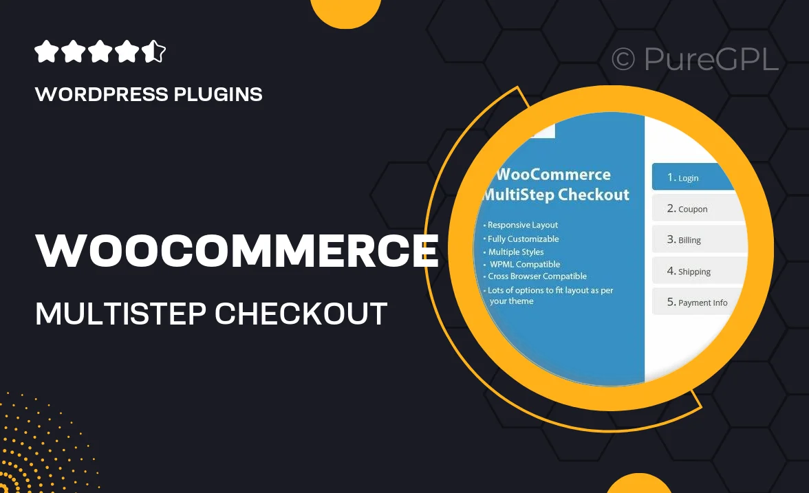 WooCommerce MultiStep Checkout Wizard