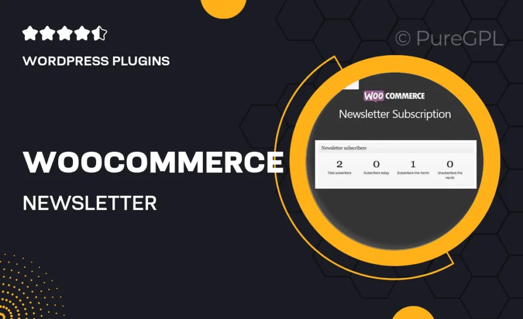 WooCommerce Newsletter Subscription 9 WooCommerce Newsletter Subscription