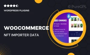 WooCommerce NFT Importer – Data Fetcher via Cronjob Addon