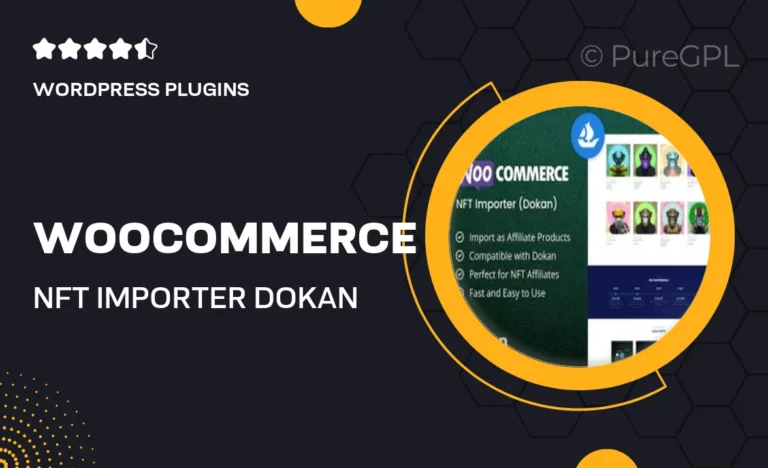 woocommerce nft importer dokan addon