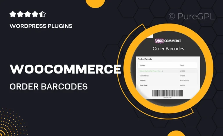 woocommerce order barcodes