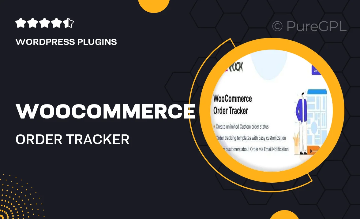 WooCommerce Order Tracker – Custom Order Status, Tracking Templates and Order Email Notifications