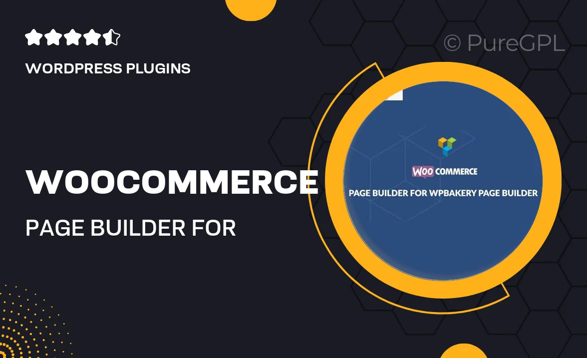 WooCommerce Page Builder For WPBakery Page Builder