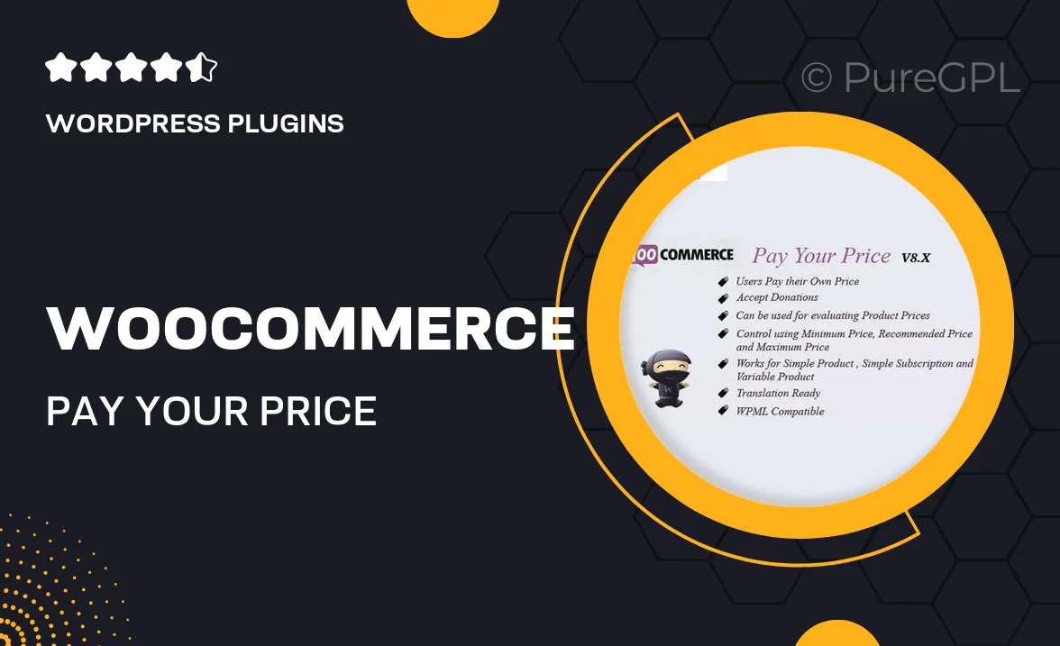 WooCommerce Pay Your Price