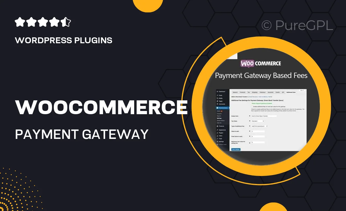 WooCommerce Payment Gateway Based Fees