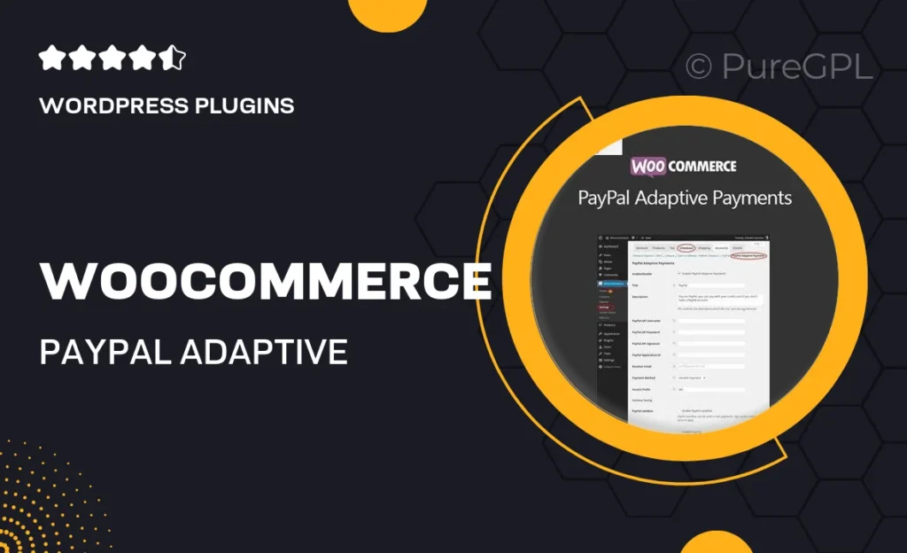WooCommerce PayPal Adaptive Payments 3 WooCommerce PayPal Adaptive Payments