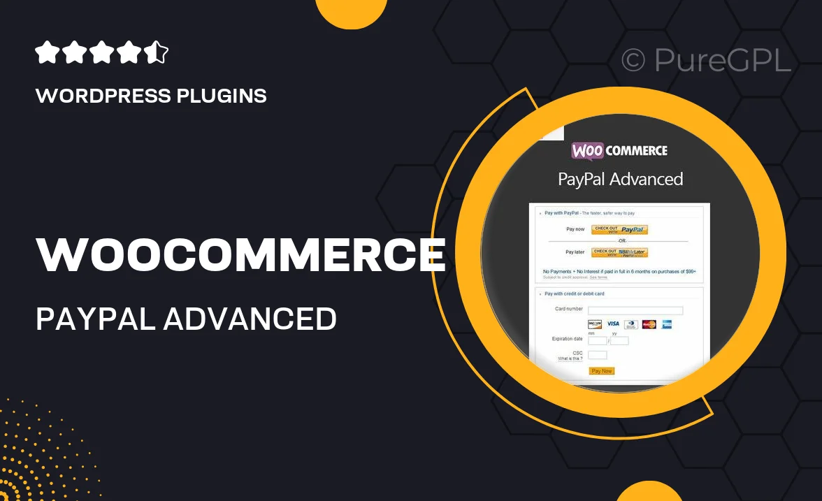 WooCommerce PayPal Advanced