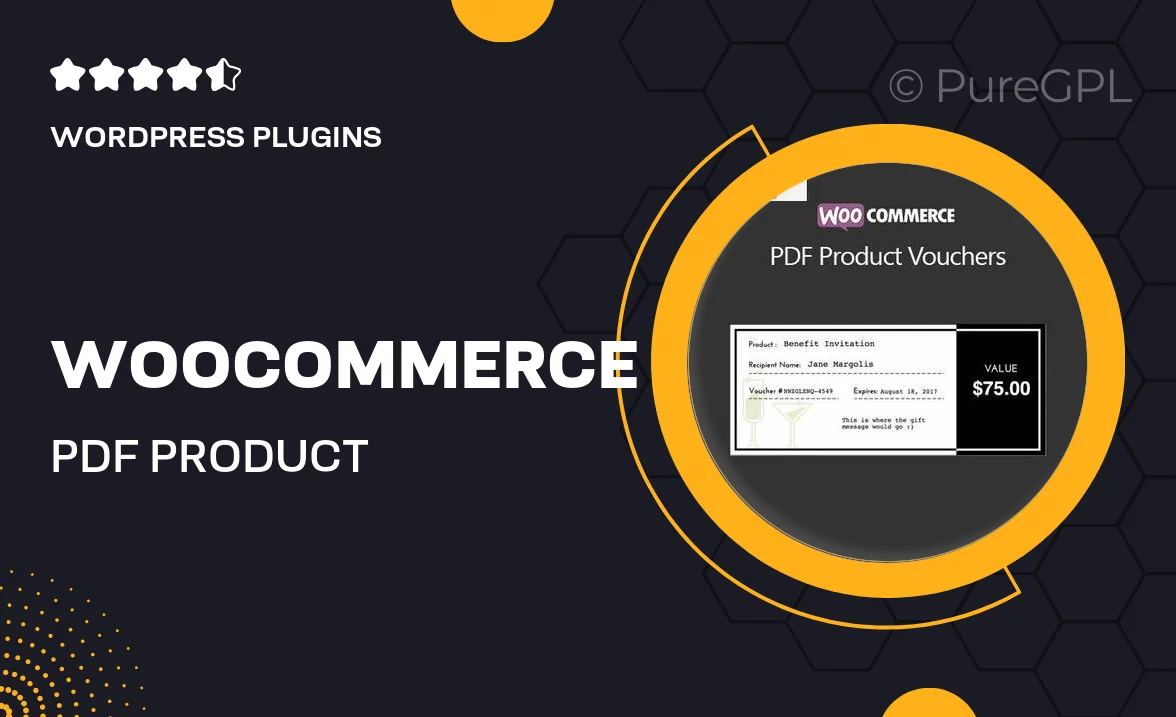 WooCommerce PDF Product Vouchers