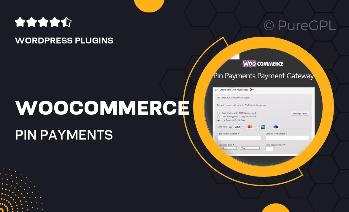 WooCommerce Pin Payments Payment Gateway