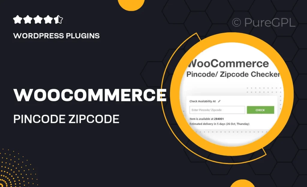 WooCommerce Pincode/ Zipcode Checker 53 WooCommerce Pincode/ Zipcode Checker