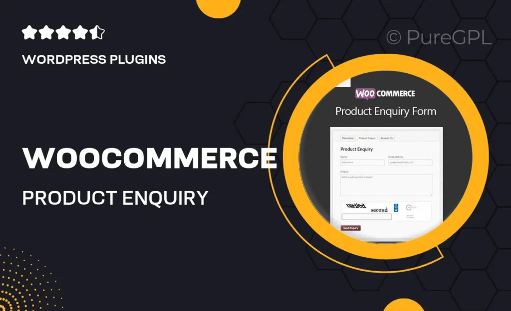 WooCommerce Product Enquiry Form 48 WooCommerce Product Enquiry Form