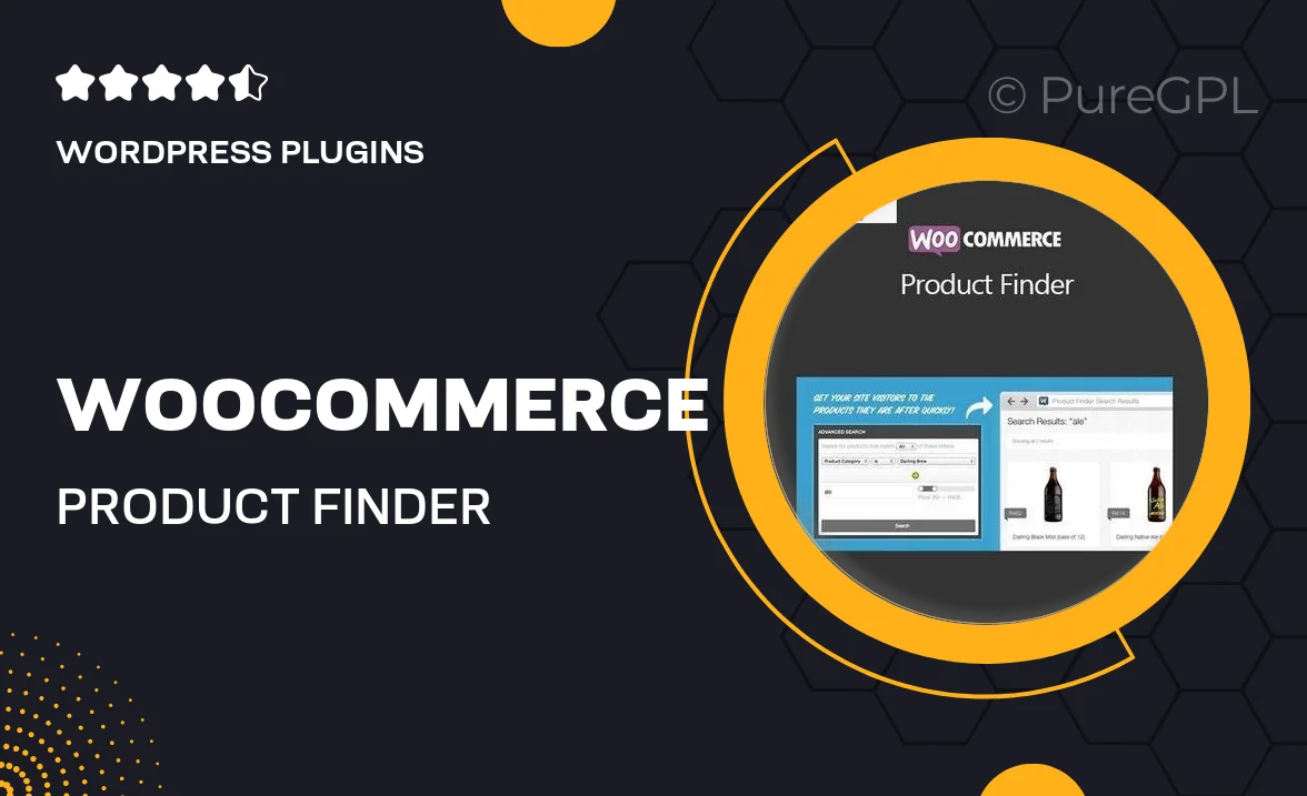 WooCommerce Product Finder