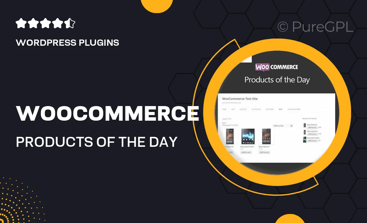WooCommerce Products of the Day