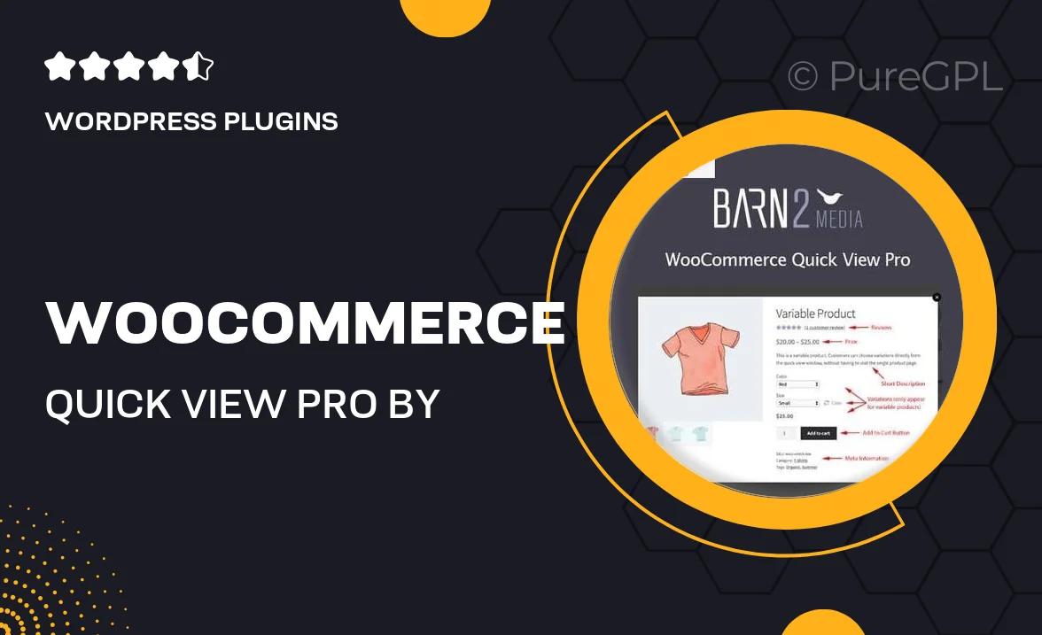 WooCommerce Quick View Pro By Barn2