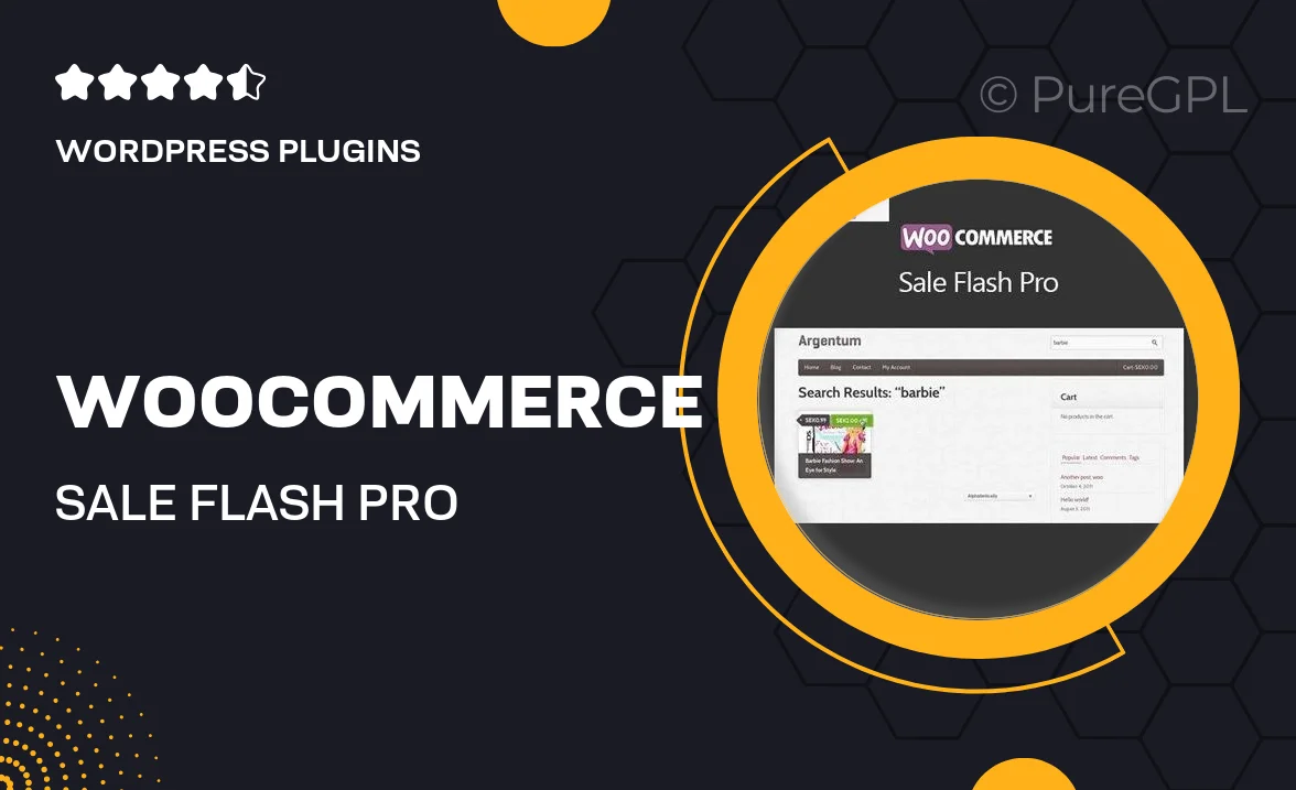 WooCommerce Sale Flash Pro