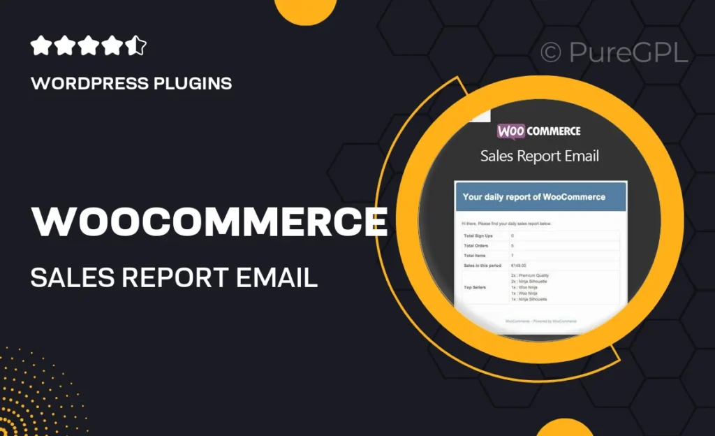WooCommerce Sales Report Email 27 WooCommerce Sales Report Email