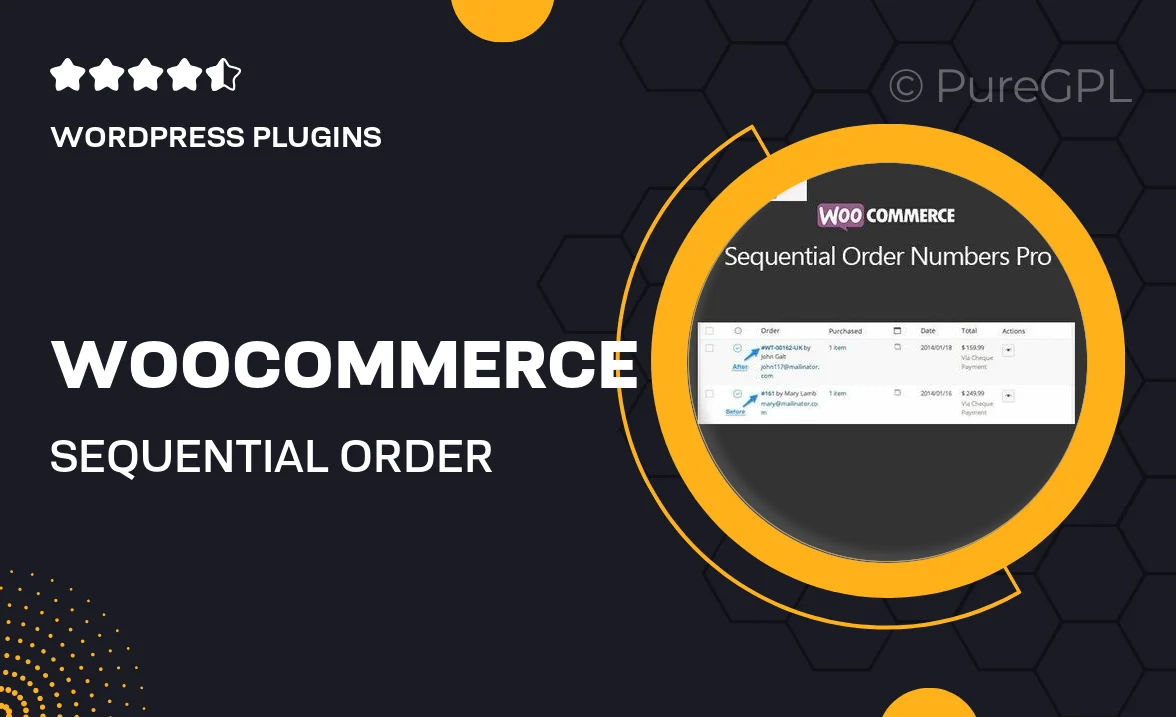 WooCommerce Sequential Order Numbers Pro