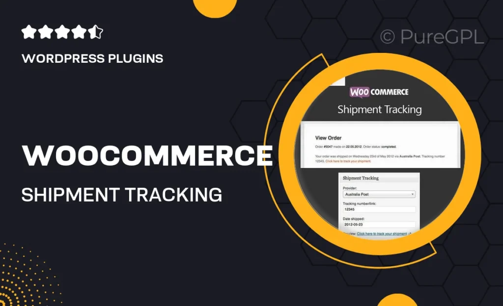WooCommerce Shipment Tracking 25 WooCommerce Shipment Tracking