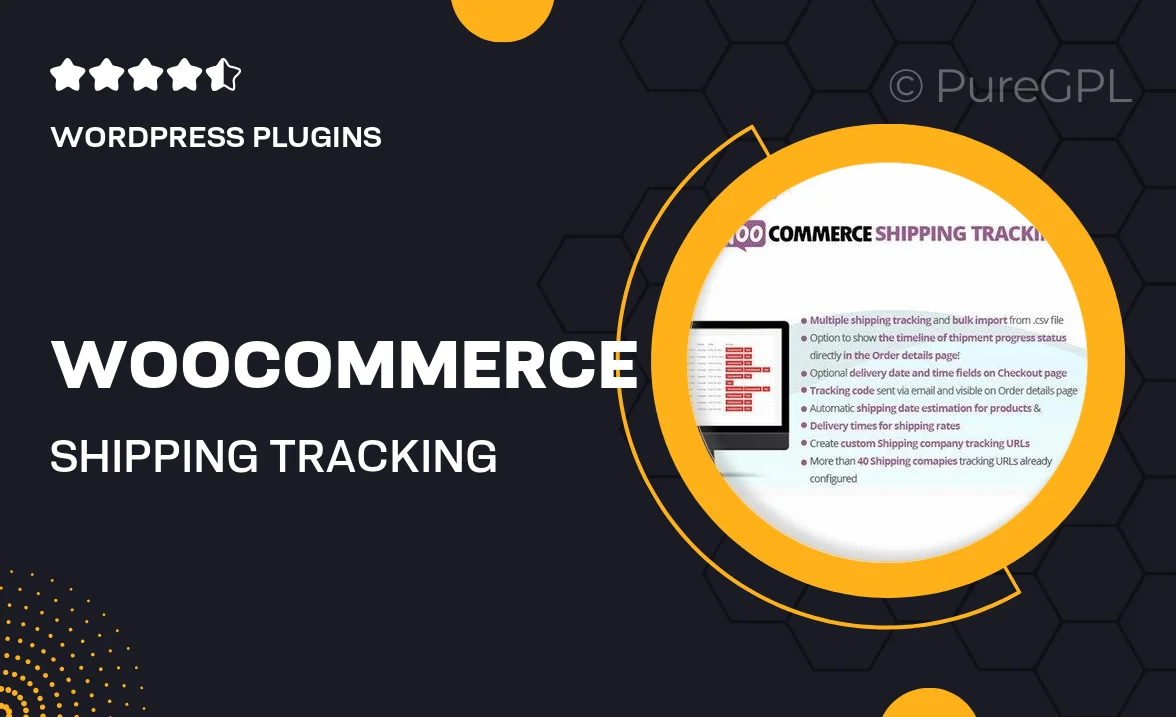 WooCommerce Shipping Tracking