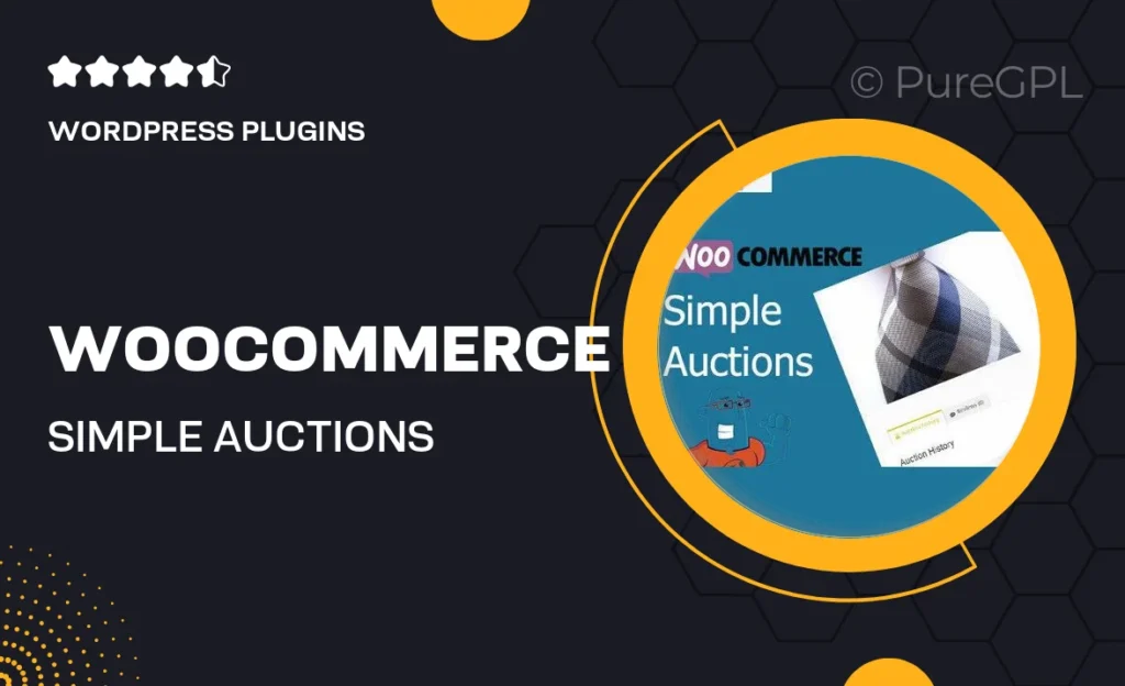WooCommerce Simple Auctions