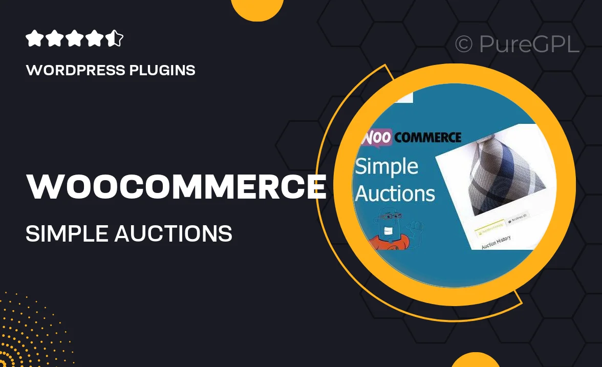 WooCommerce Simple Auctions