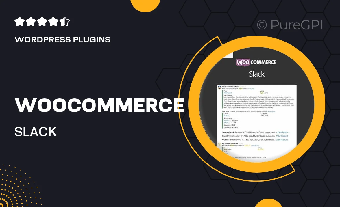 WooCommerce Slack