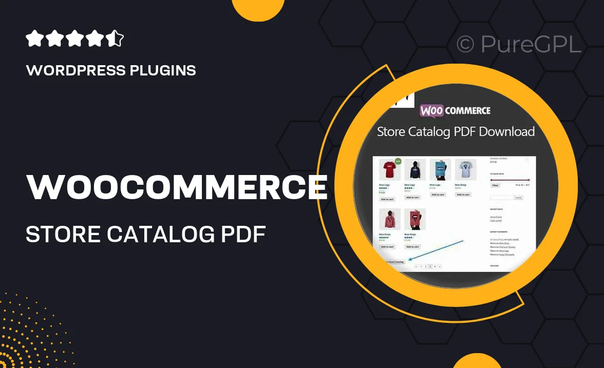 WooCommerce Store Catalog PDF Download