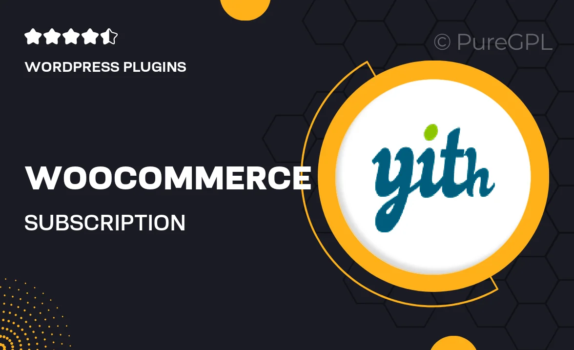 WooCommerce Subscription Premium