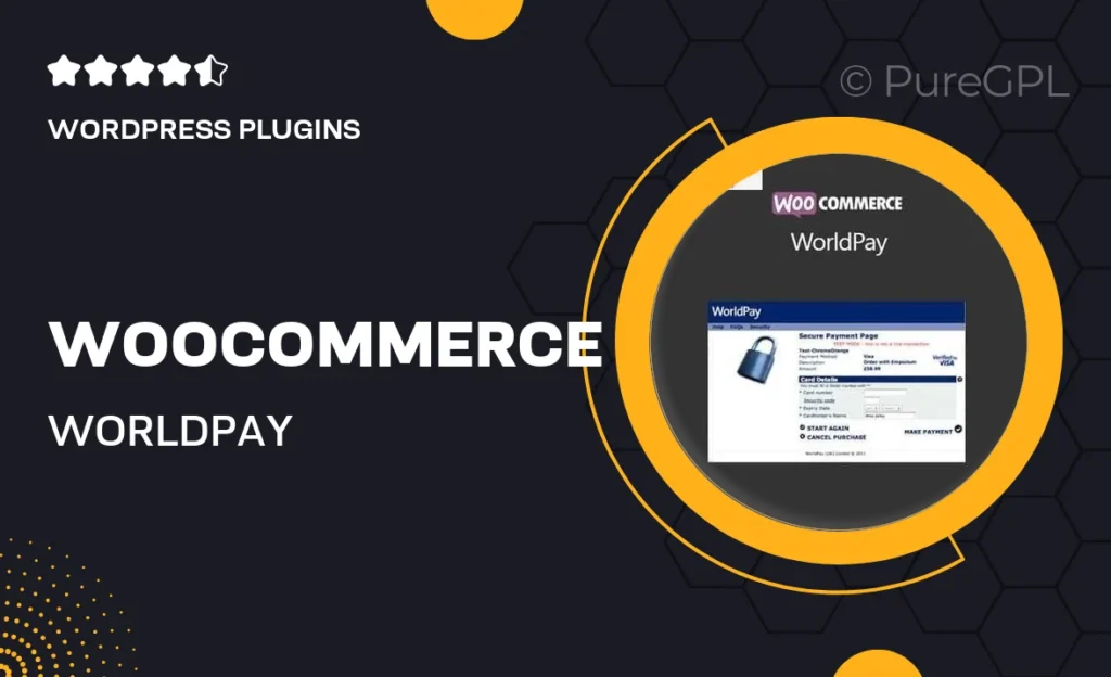 WooCommerce WorldPay 4 WooCommerce WorldPay