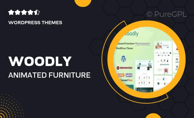 woodly animated furniture woocommerce theme