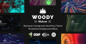 Woody – Elementor Coming Soon WordPress Theme