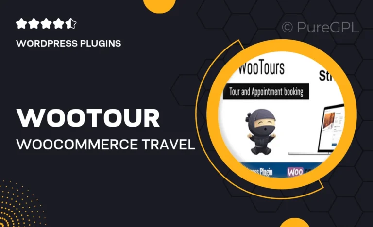 wootour woocommerce travel tour booking