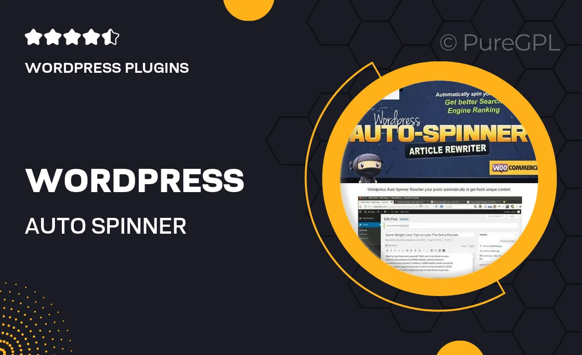 WordPress Auto Spinner – Articles Rewriter