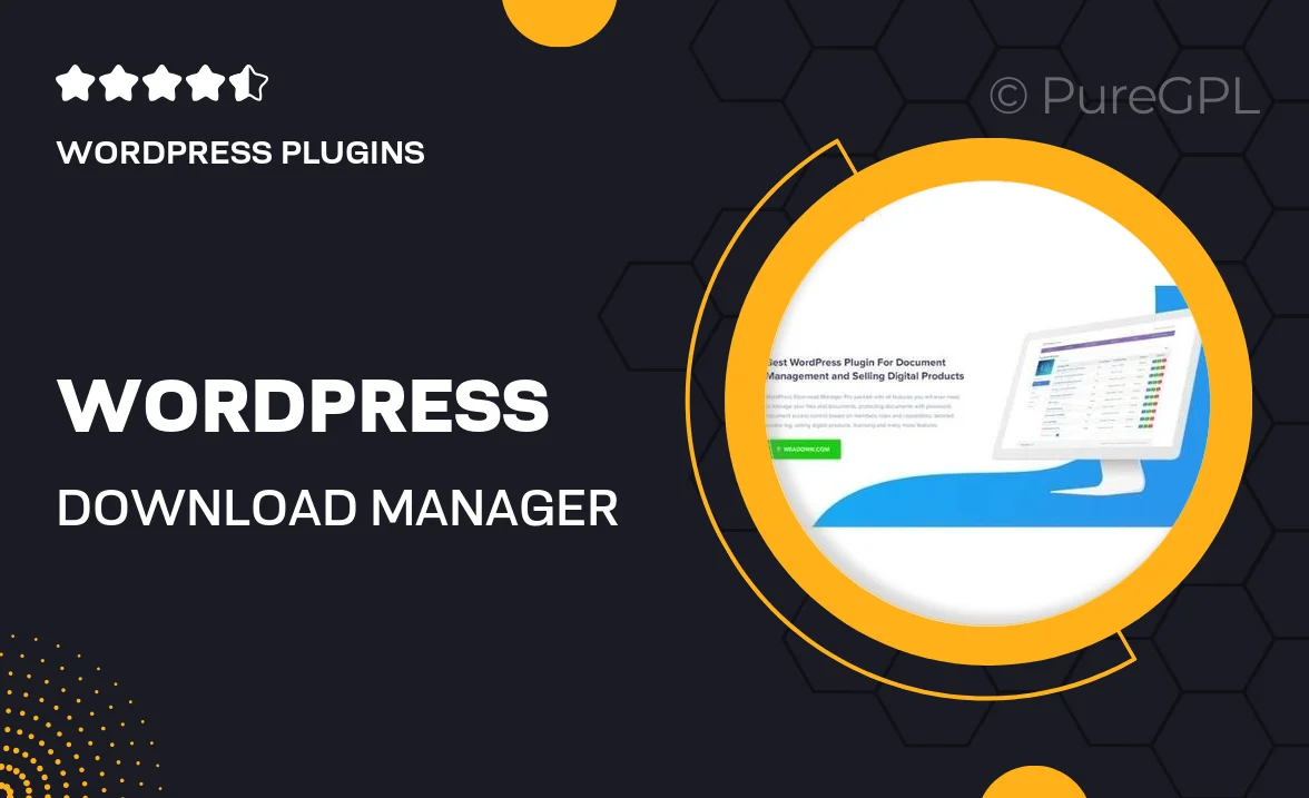 WordPress Download Manager Pro + Addons