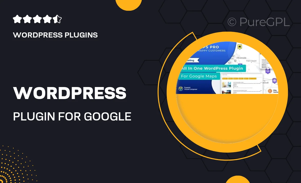 WordPress Plugin for Google Maps – WP MAPS PRO