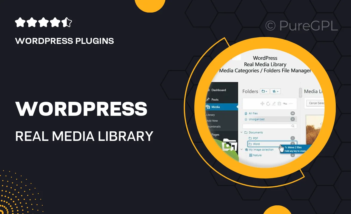 WordPress Real Media Library – Media Categories / Folders File Manager