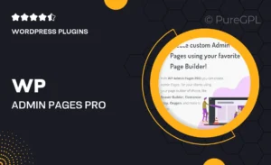 WP Admin Pages PRO