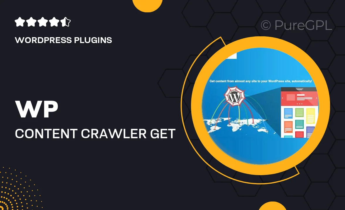 WP Content Crawler – Get content from almost any site, automatically!