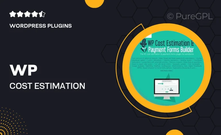 wp cost estimation payment forms builder