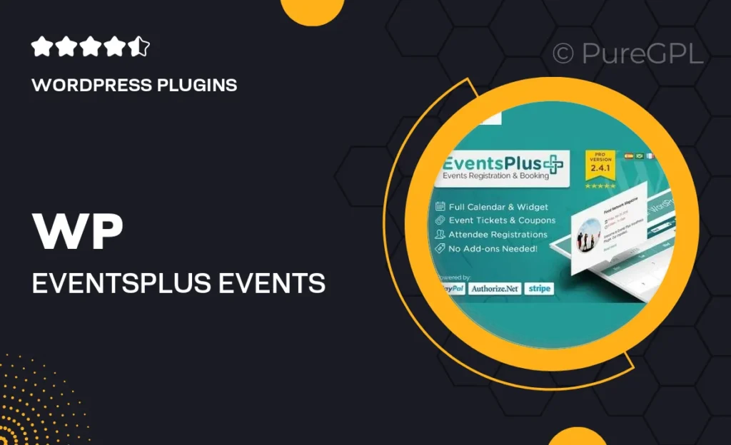 WP EventsPlus | Events Calendar Registration & Booking 16 WP EventsPlus | Events Calendar Registration & Booking