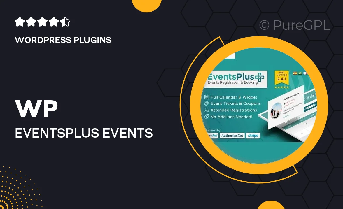 WP EventsPlus | Events Calendar Registration & Booking