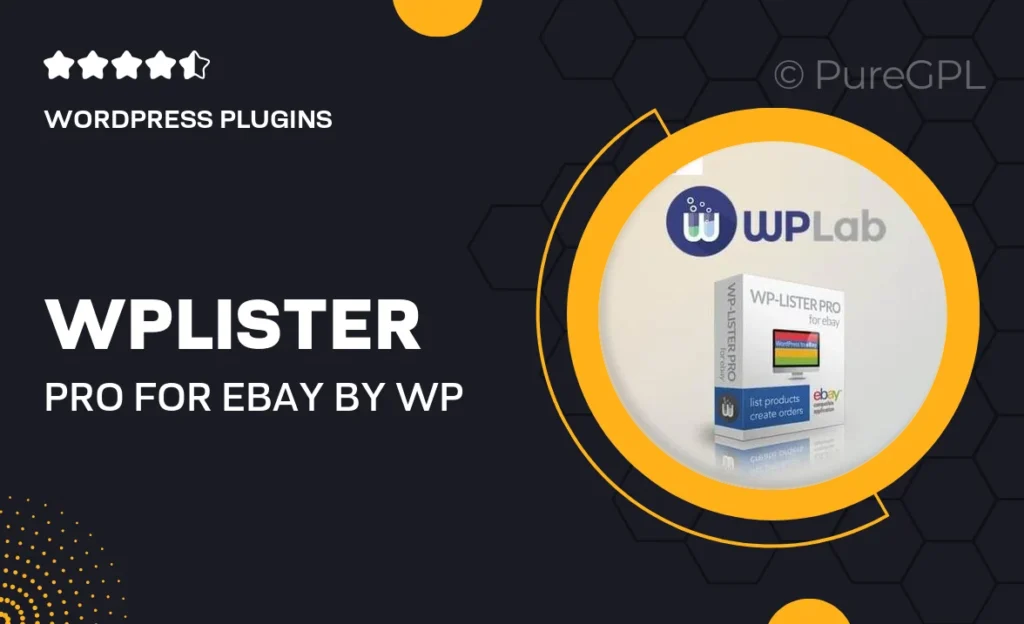 WP-Lister Pro for eBay by WP Lab 7 WP-Lister Pro for eBay by WP Lab