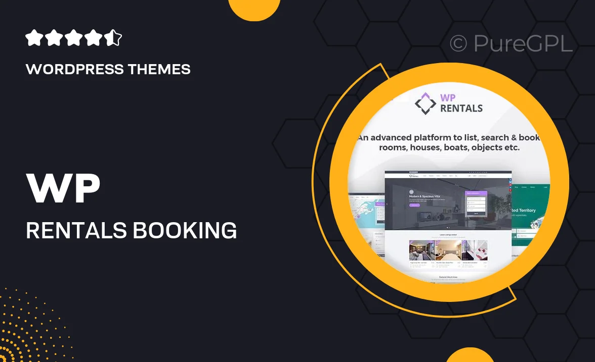 WP Rentals – Booking Accommodation WordPress Theme