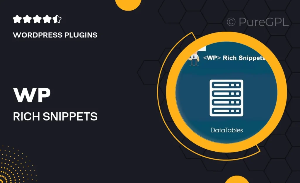WP Rich Snippets DataTables 8 WP Rich Snippets DataTables