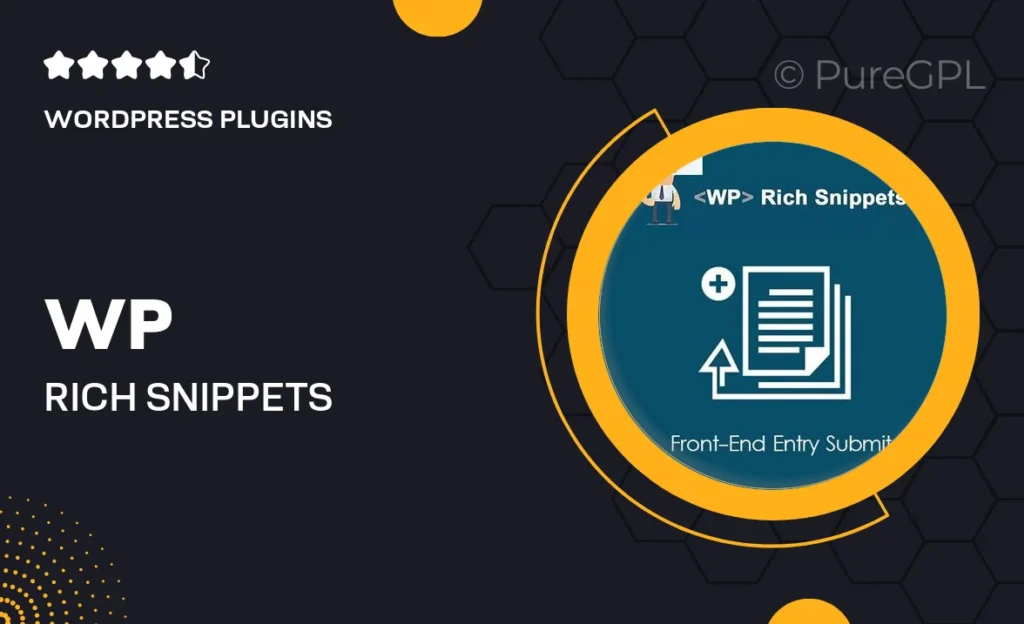 WP Rich Snippets Front-End Entry Submit 6 WP Rich Snippets Front-End Entry Submit
