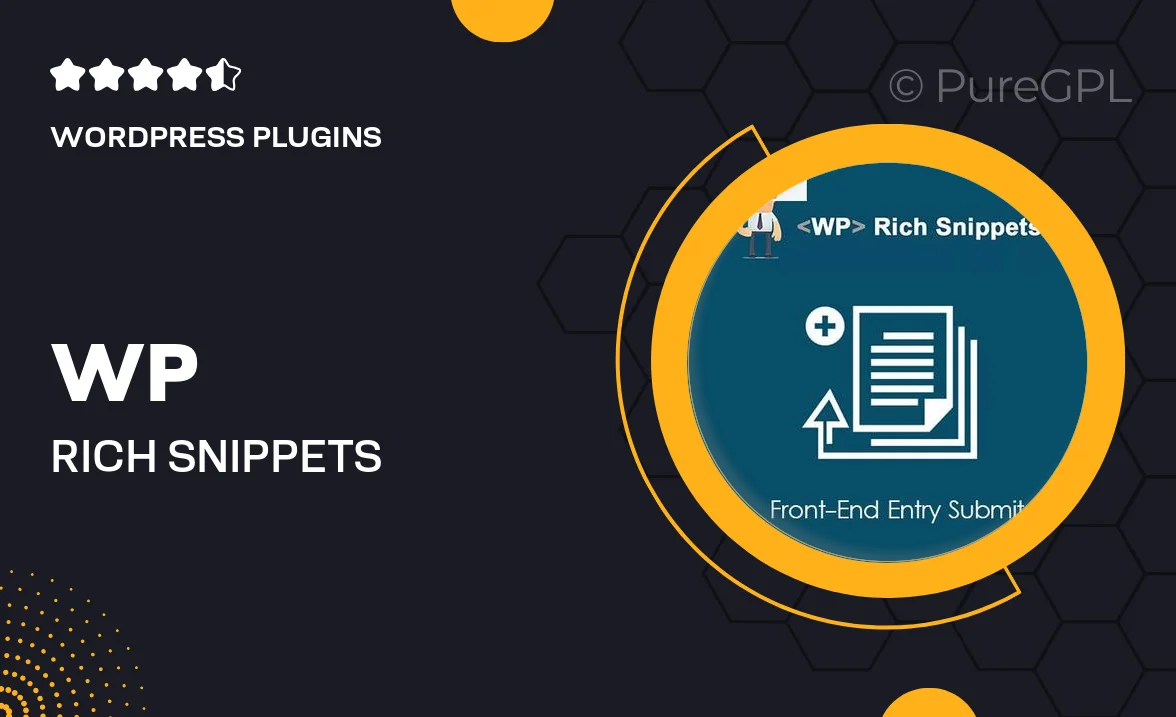 WP Rich Snippets Front-End Entry Submit