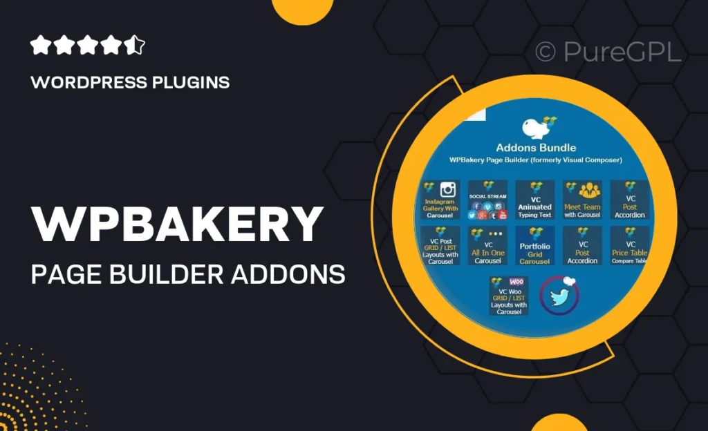 WPBakery Page Builder Addons Bundle (formerly Visual Composer)