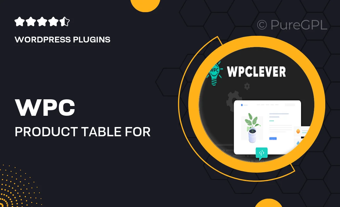 WPC Product Table for WooCommerce Premium