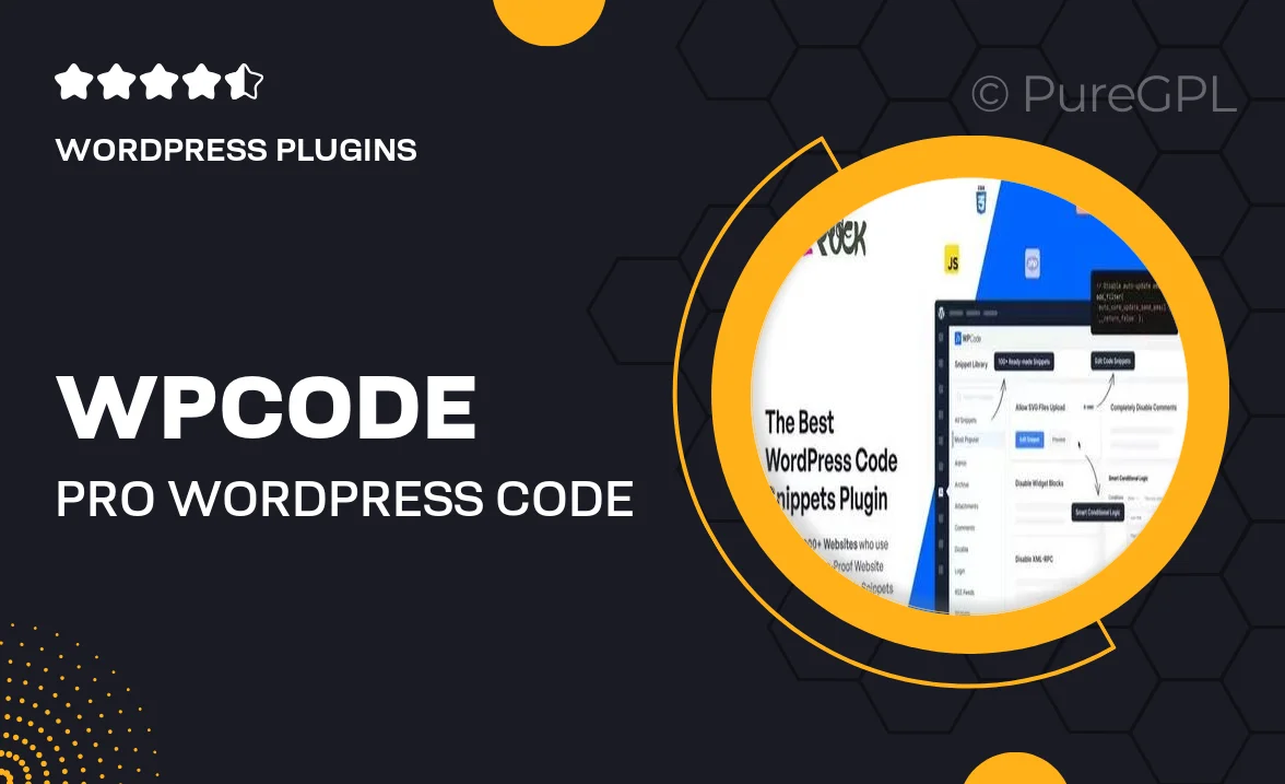WPCode Pro – WordPress Code Snippets Plugin